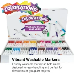 Colorations® Washable Chubby Marker Smart Value Pack - Set of 300