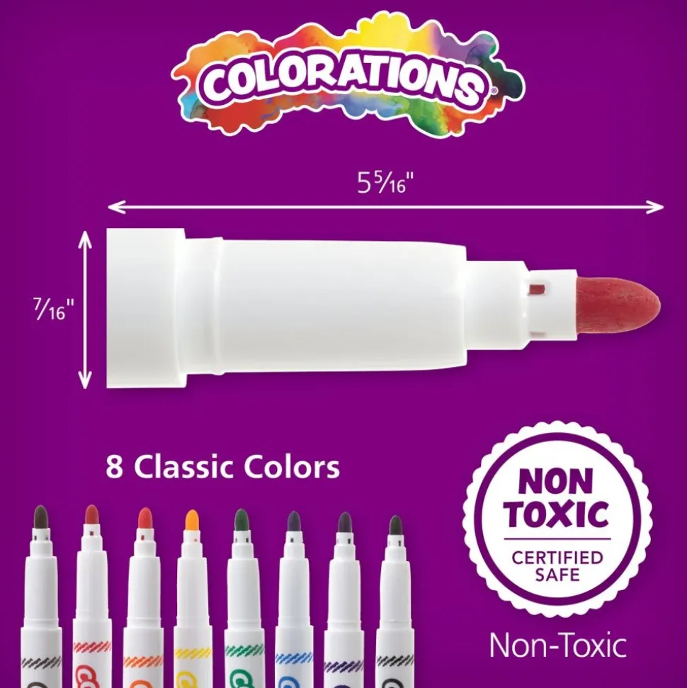 Colorations® Washable Classic Markers Classroom Value Pack Set of 200