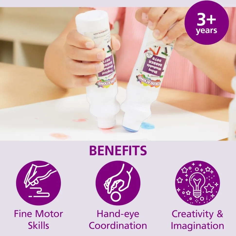 Colorations® Washable Dabber Markers Value Pack - Set of 22