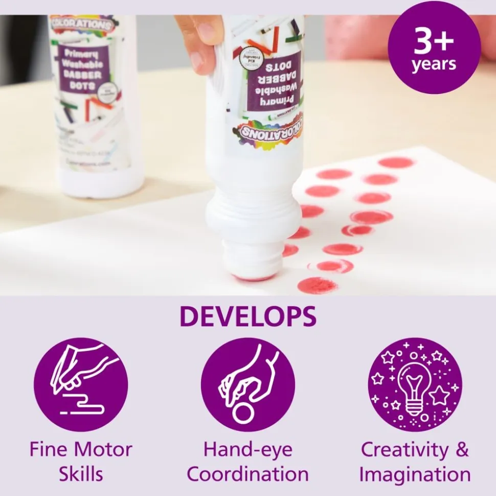 Colorations® Washable Dabber Marker Classroom Value Pack - Set of 32