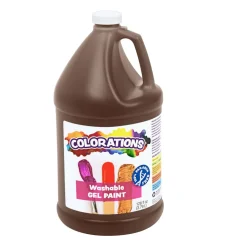 Colorations® Washable Gel Paint Gallon, Brown