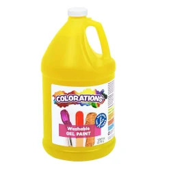 Colorations® Washable Gel Paint Gallon, Yellow