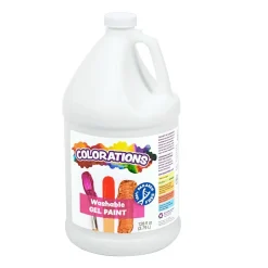Colorations® Washable Gel Paint Gallon, White