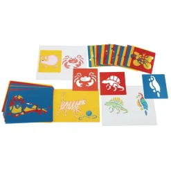 Colorations® Washable Plastic Stencils Mega Set