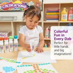 Colorations® Washable Tropical Dabber Dots - Set of 8