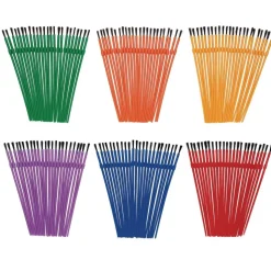 Colorations® Watercolor Paint Brush Classroom Pack - 144 Pieces