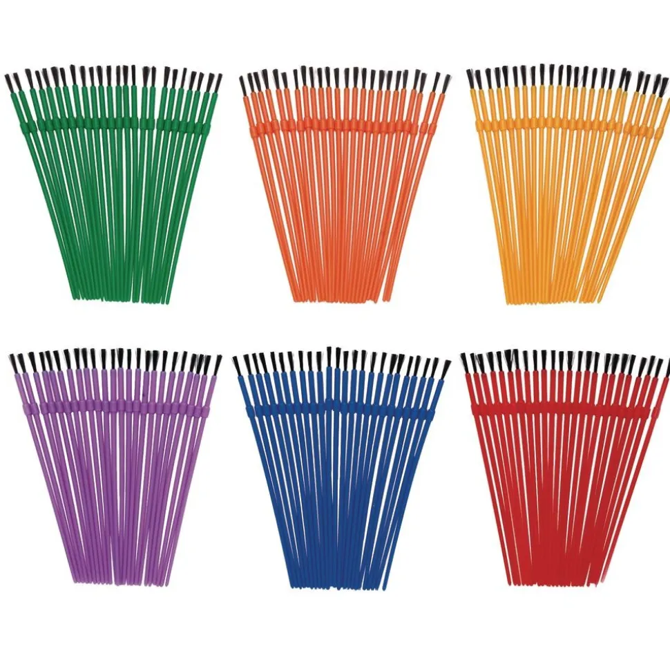 Colorations® Watercolor Paint Brush Classroom Pack - 144 Pieces