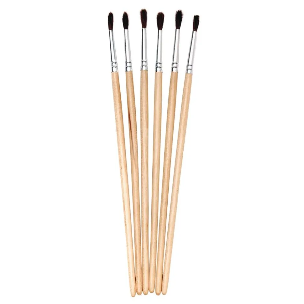 6 Colorations® Watercolor Palettes and BONUS 6 Watercolor Brushes