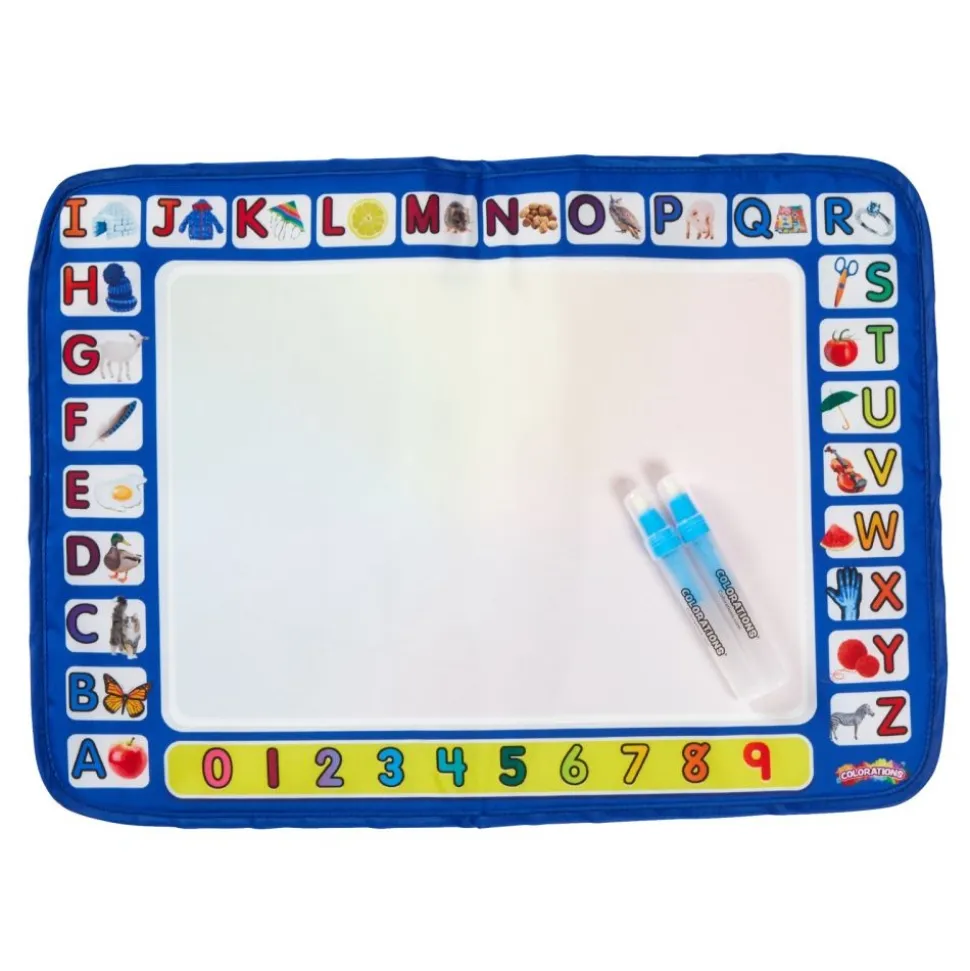 Colorations® Water Doodle Mat and pens, 8 Mats 16 pens