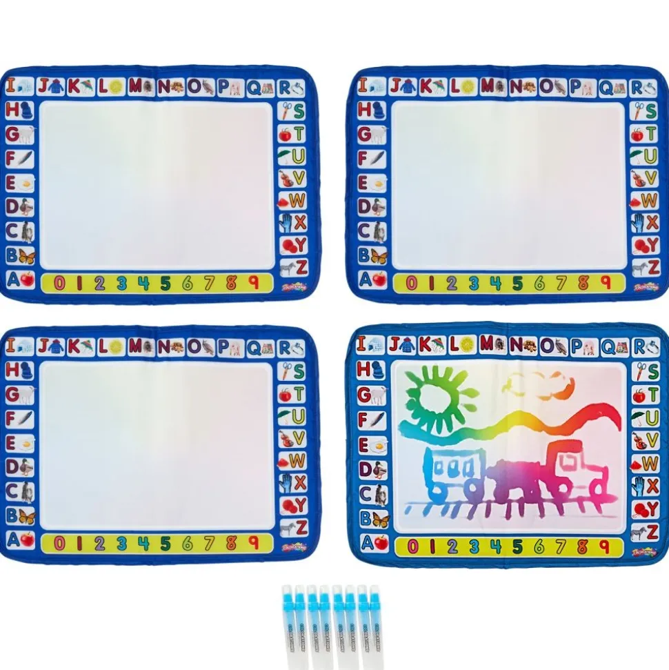 Colorations® Water Doodle Mat and pens, 4 Mats 8 pens