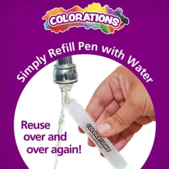 Colorations® Water Doodle Mat and pens, 4 Mats 8 pens