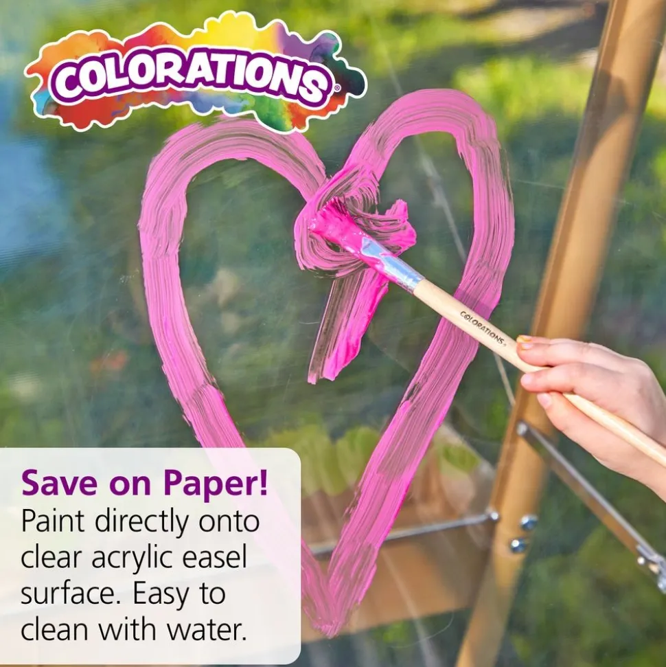 Colorations® 4-Way Indoor / Outdoor Acrylic Panel Easel