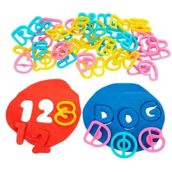 Colorations® Wheat & Gluten Free Classic Dough W/ Alphabet and Number Cutting Set