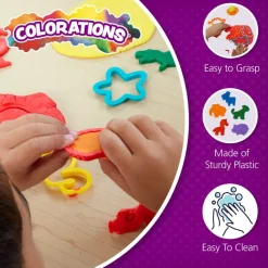 Colorations® Wheat & Gluten Free Classic Dough W/ Alphabet and Number Cutting Set