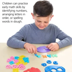 Colorations® Wheat & Gluten Free Classic Dough W/ Alphabet and Number Cutting Set