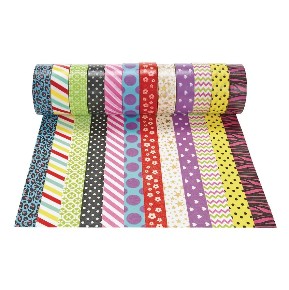 Colorations® Whimsical Printed Craft Tape - Set of 12