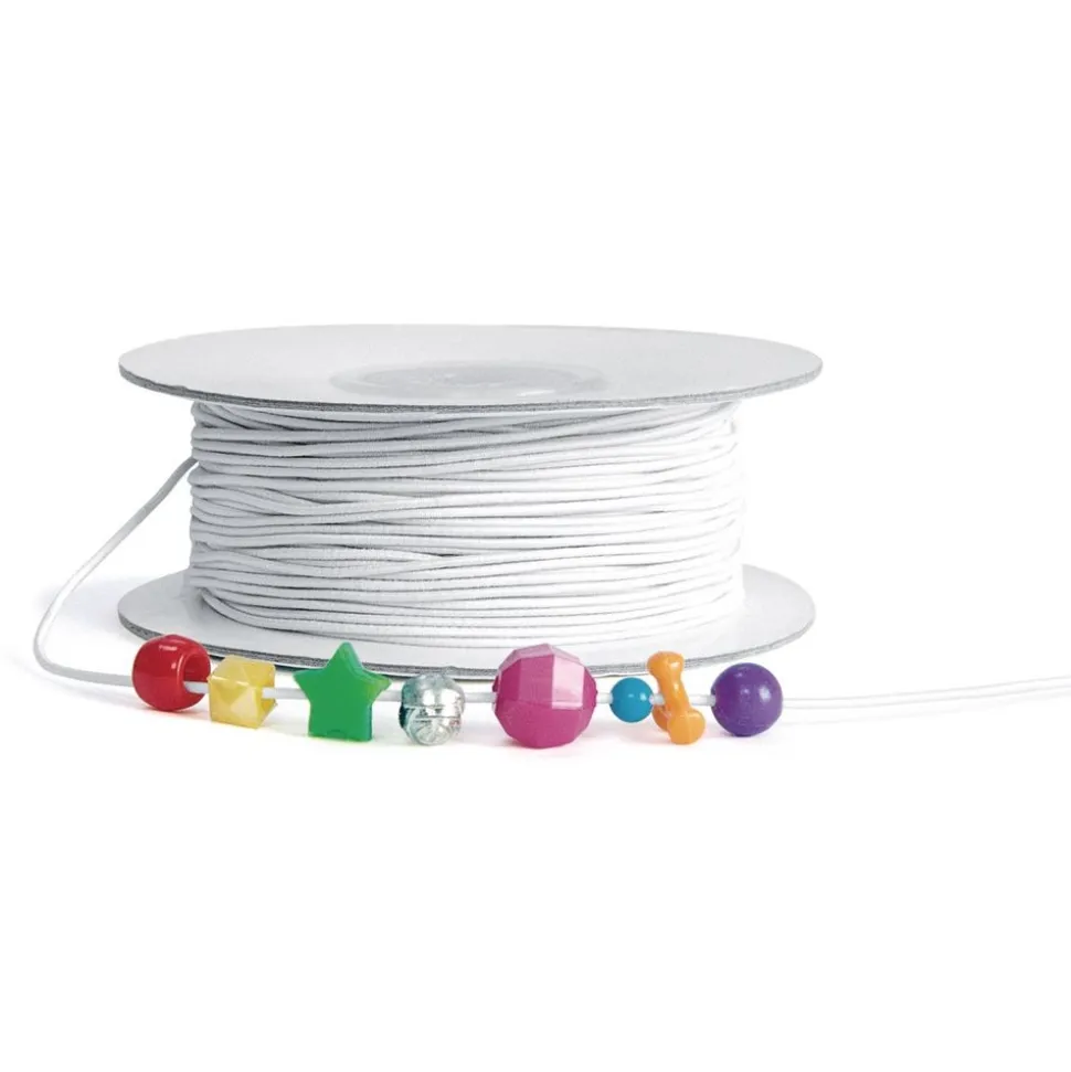Colorations® White Beading Elastic - 100 Yards