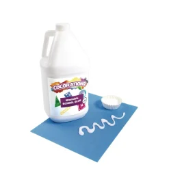 Colorations® White & Clear Liquid Glue, 1 Gallon of Each