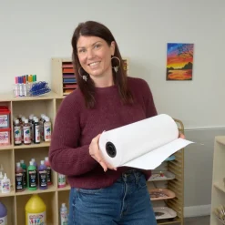 Colorations® White Paper Roll - 12