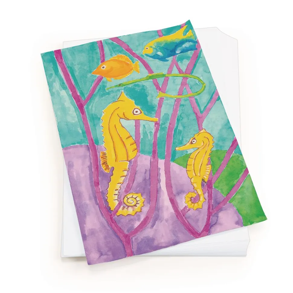 Colorations® White Sulphite Paper - 9" x 12", 80 lb.