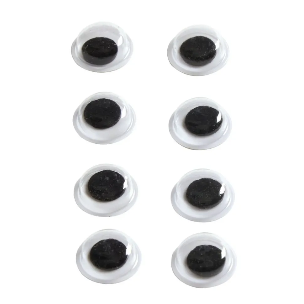 Colorations® Wiggly Eyes, Black - 1,000 Pieces