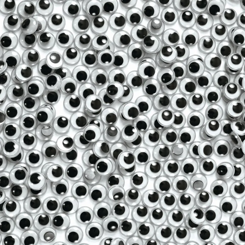 Colorations® Wiggly Eyes, Black - 1,000 Pieces