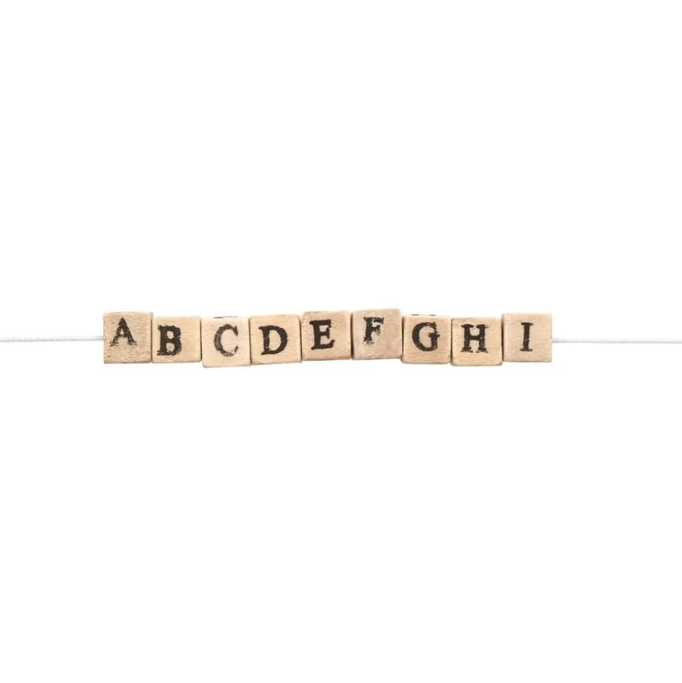 Colorations® Wooden ABC Beads - 600 Pieces