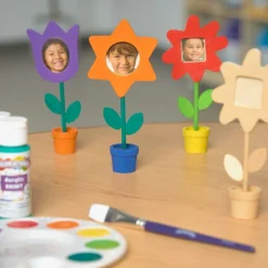Colorations® Wooden Flower Pot Frames - Set of 12