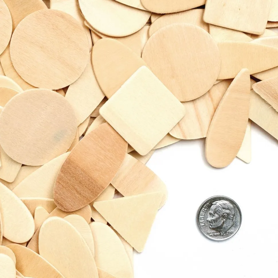 Colorations® Wooden Geo Shapes - 1,000 Pieces