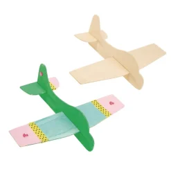 Colorations® Wooden Model Airplanes - Set of 12