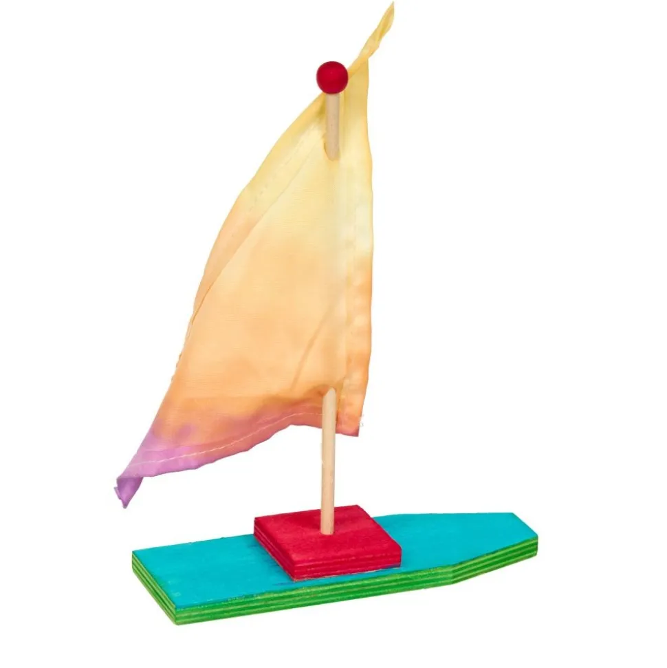 Colorations® Wooden Sailboats - Set of 12