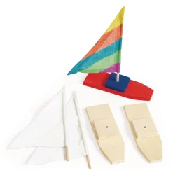 Colorations® Wooden Sailboats - Set of 12