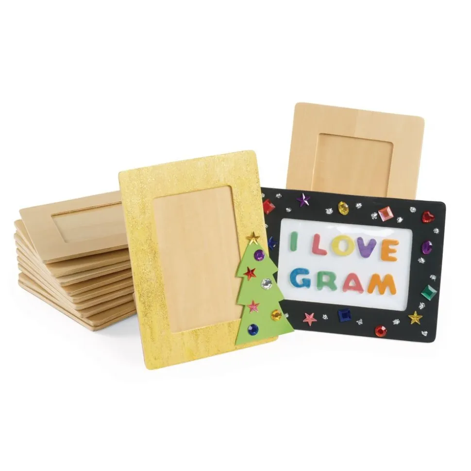 Colorations® Wooden Standing Frames - Set of 12