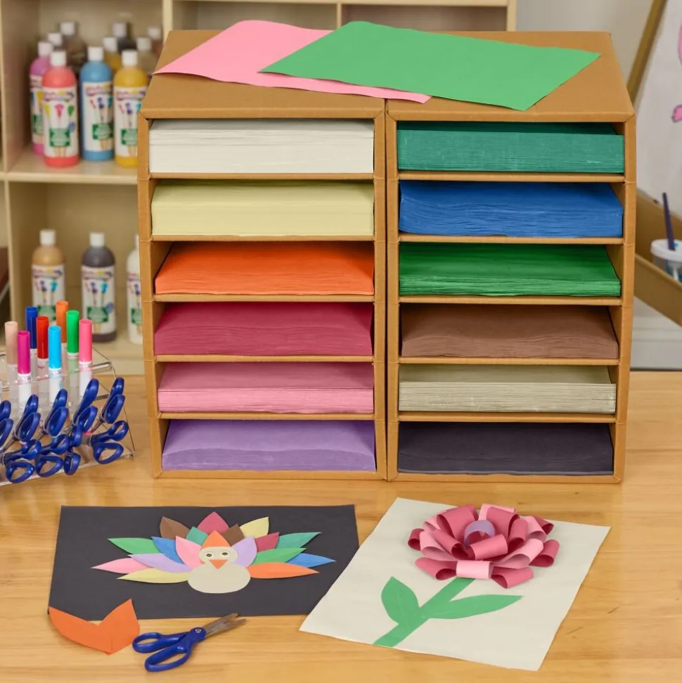Colorations® 9" x 12" Lightweight Construction Paper with Organizer - 2200 Sheets