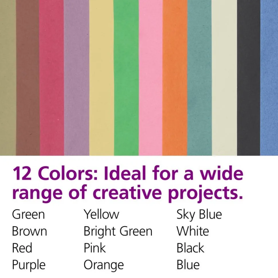 Colorations® 9" x 12" Lightweight Construction Paper with Organizer - 2200 Sheets