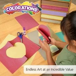 Colorations® 9" x 12" Lightweight Construction With Organizer - 1200 Sheets