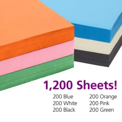 Colorations® 9" x 12" Lightweight Construction With Organizer - 1200 Sheets