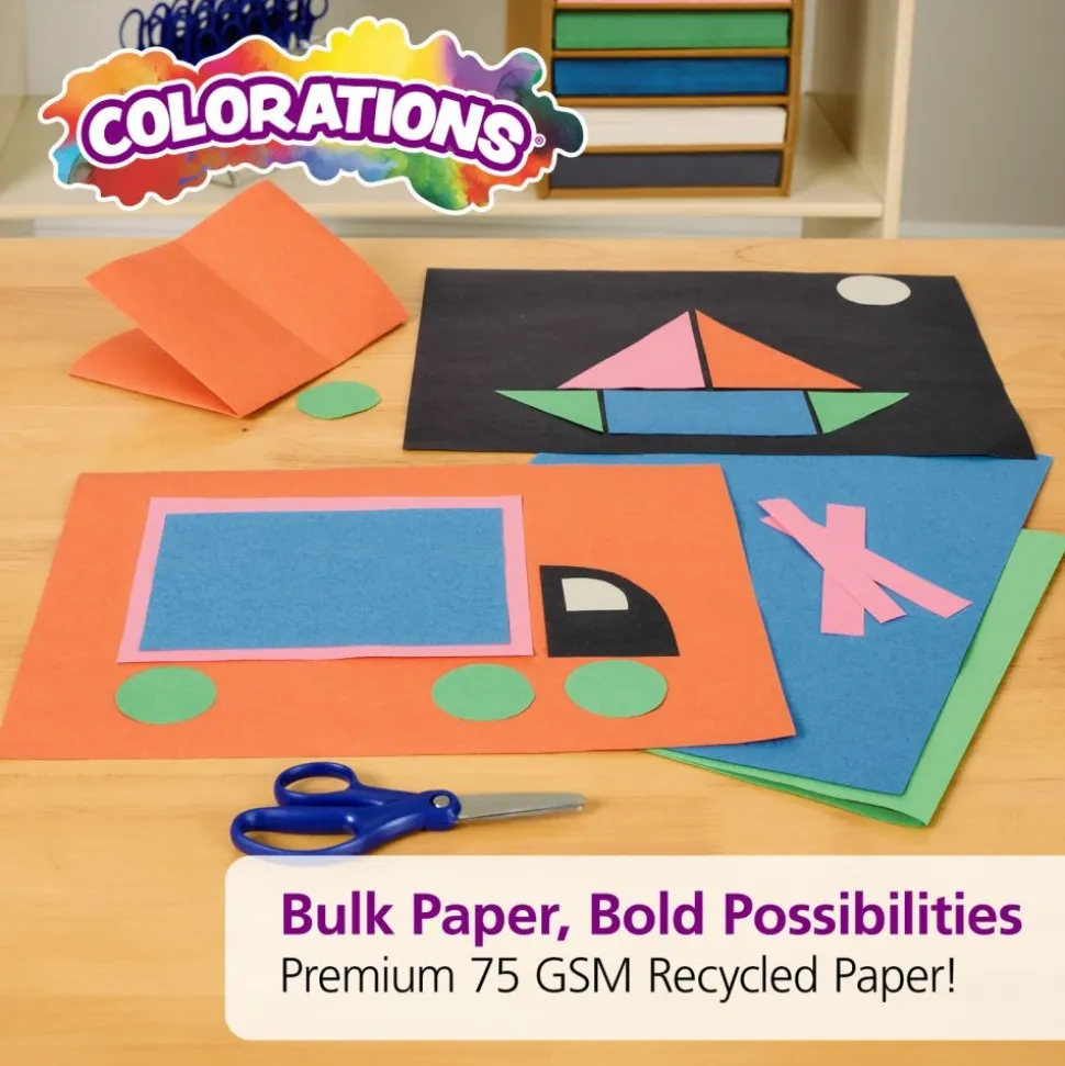 Colorations® 9" x 12" Lightweight Construction With Organizer - 1200 Sheets