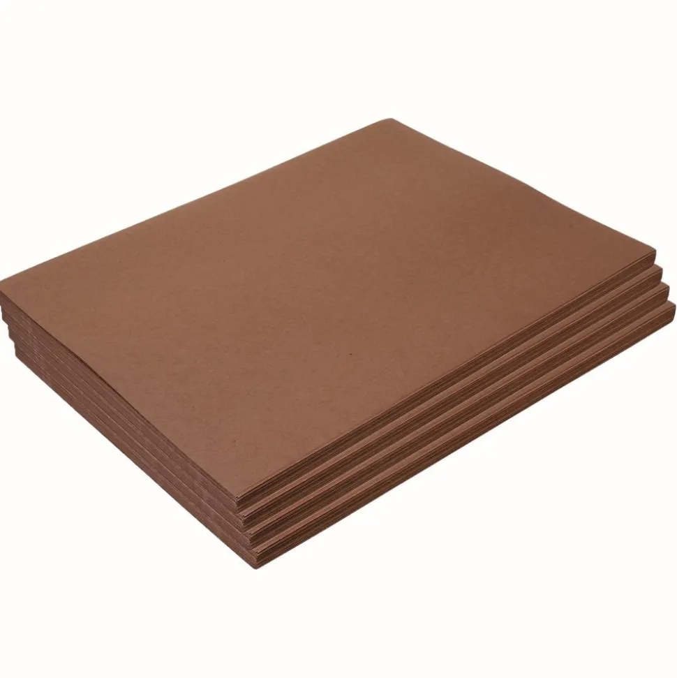 Colorations® 9" x 12" Mediumweight Dark Brown Construction Paper Pack - 200 sheets