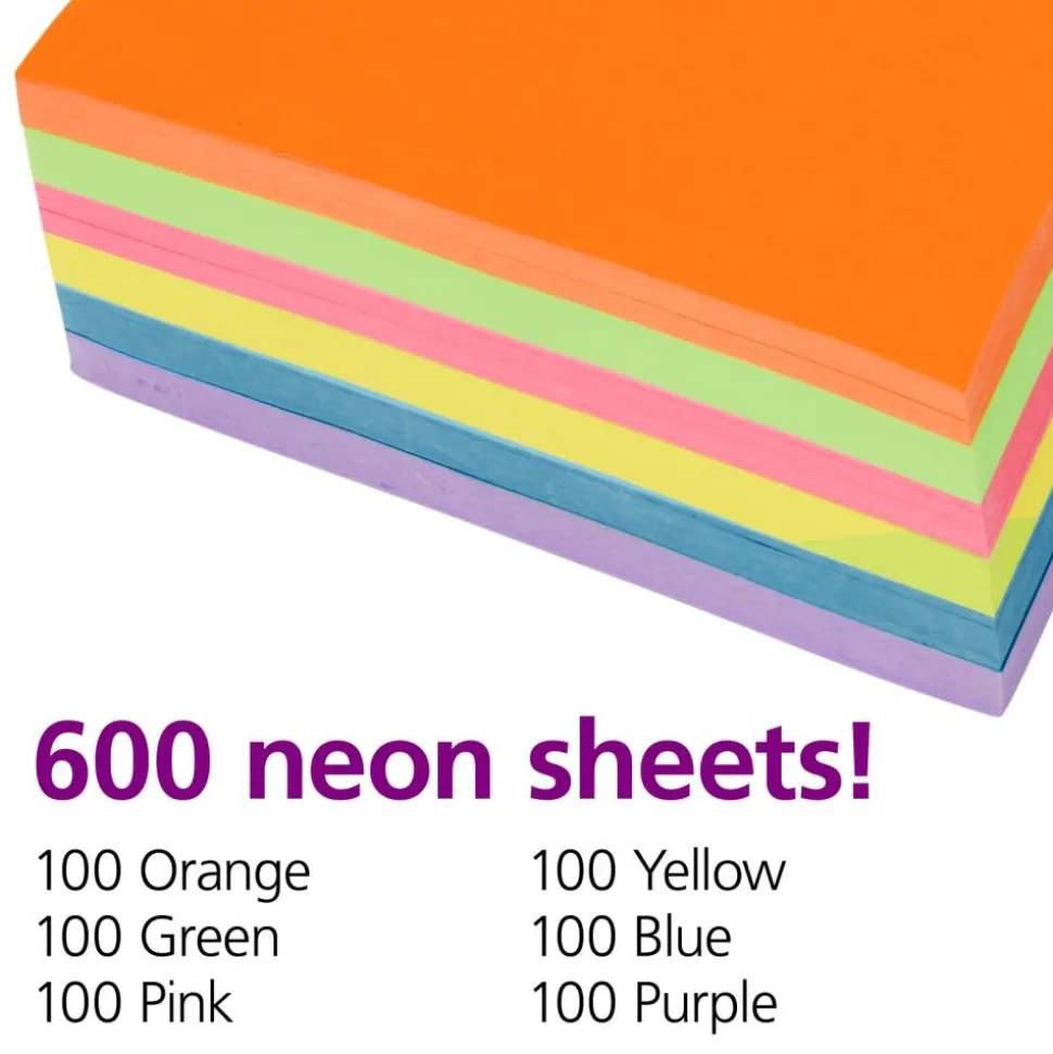 Colorations® 9" x 12" Neon Lightweight Craft Paper - 600 sheets