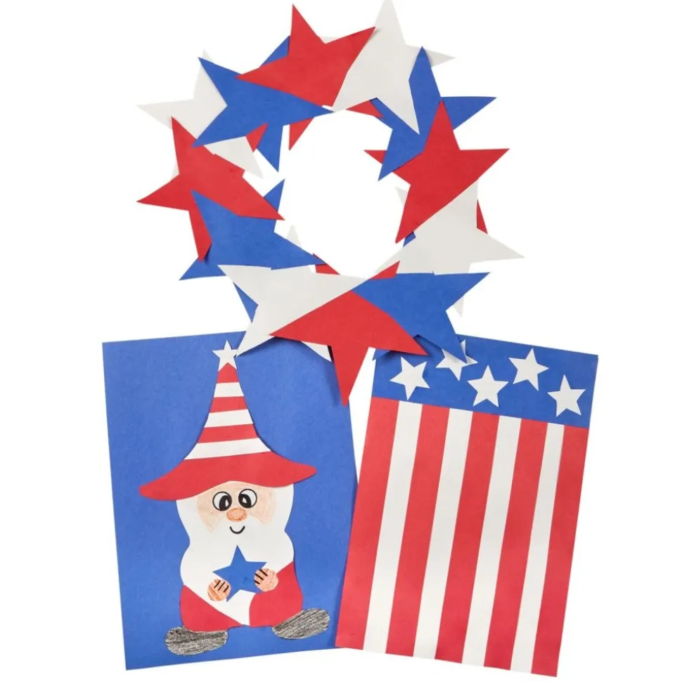 Colorations® 9" x 12" Patriotic Construction Paper - 3 Colors, 150 Sheets
