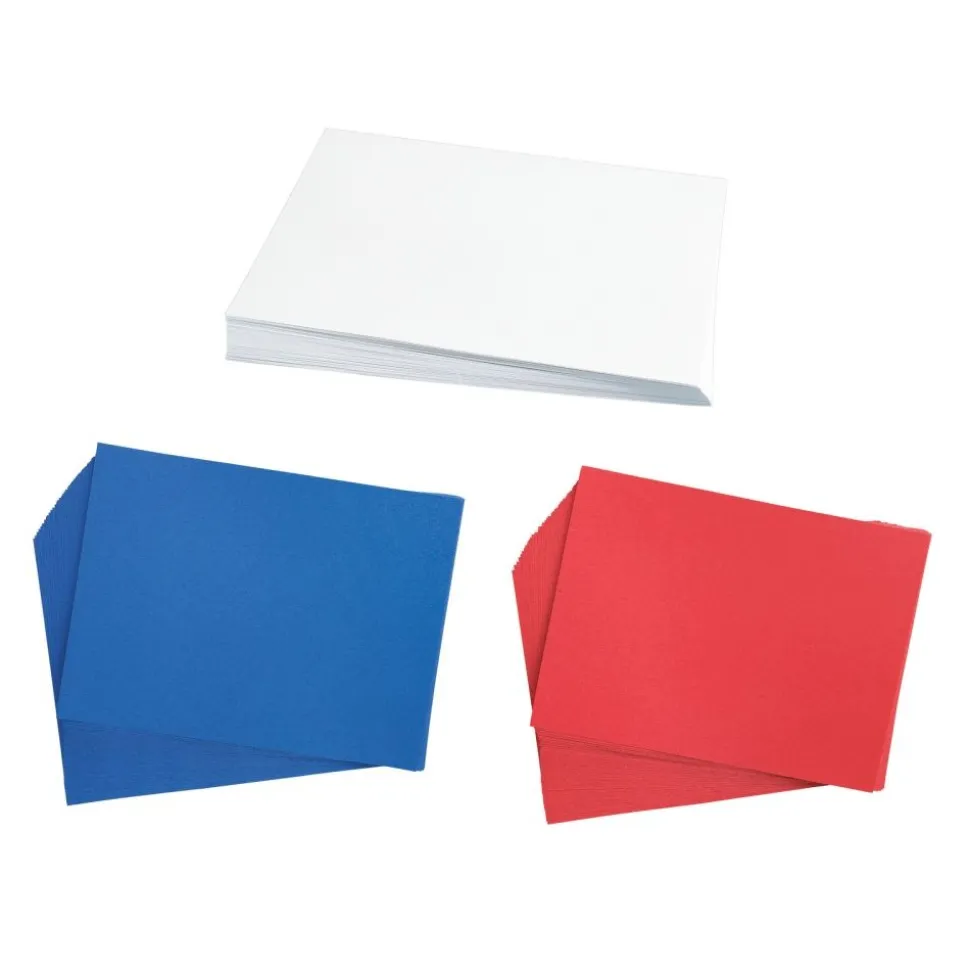 Colorations® 9" x 12" Patriotic Construction Paper - 3 Colors, 150 Sheets