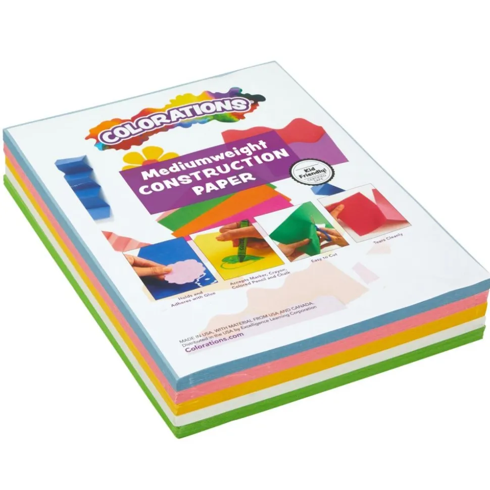 Colorations® 9" x 12" Spring Colors of Construction Paper