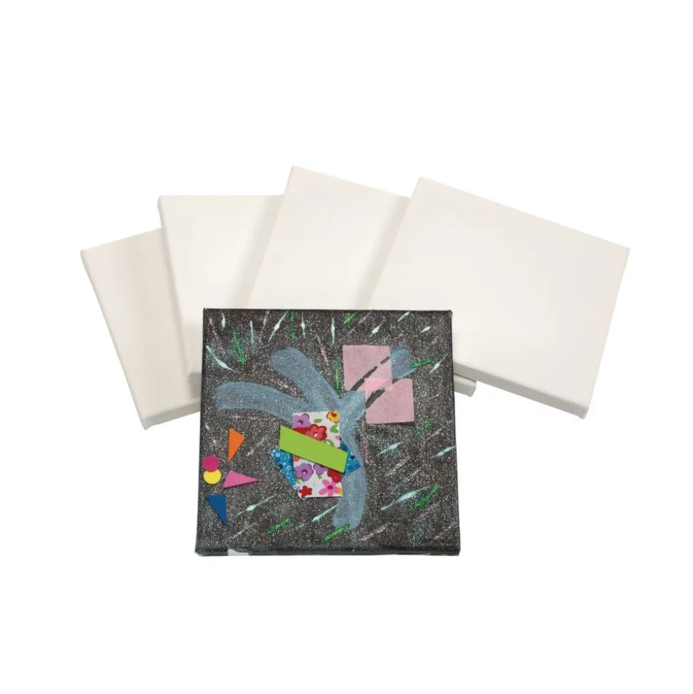 Colorations® 8" x 8" Stretched Canvas Value Pack - Set of 24