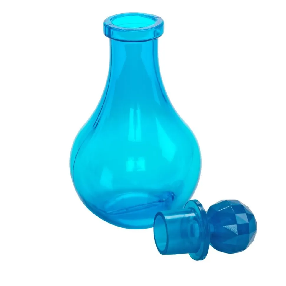 Colored Plastic Potion Bottles - 6 Pack