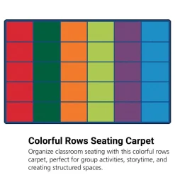 Colorful Rows Seating 8'4