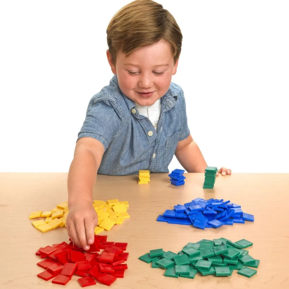 Color Tiles, 1", 2,000 in Container
