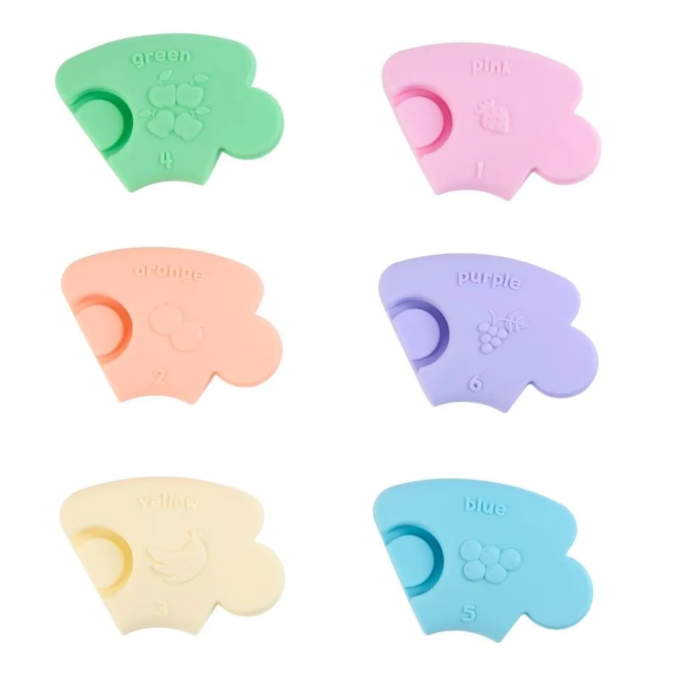 Color Wheel - Pastel Rainbow - 6pcs