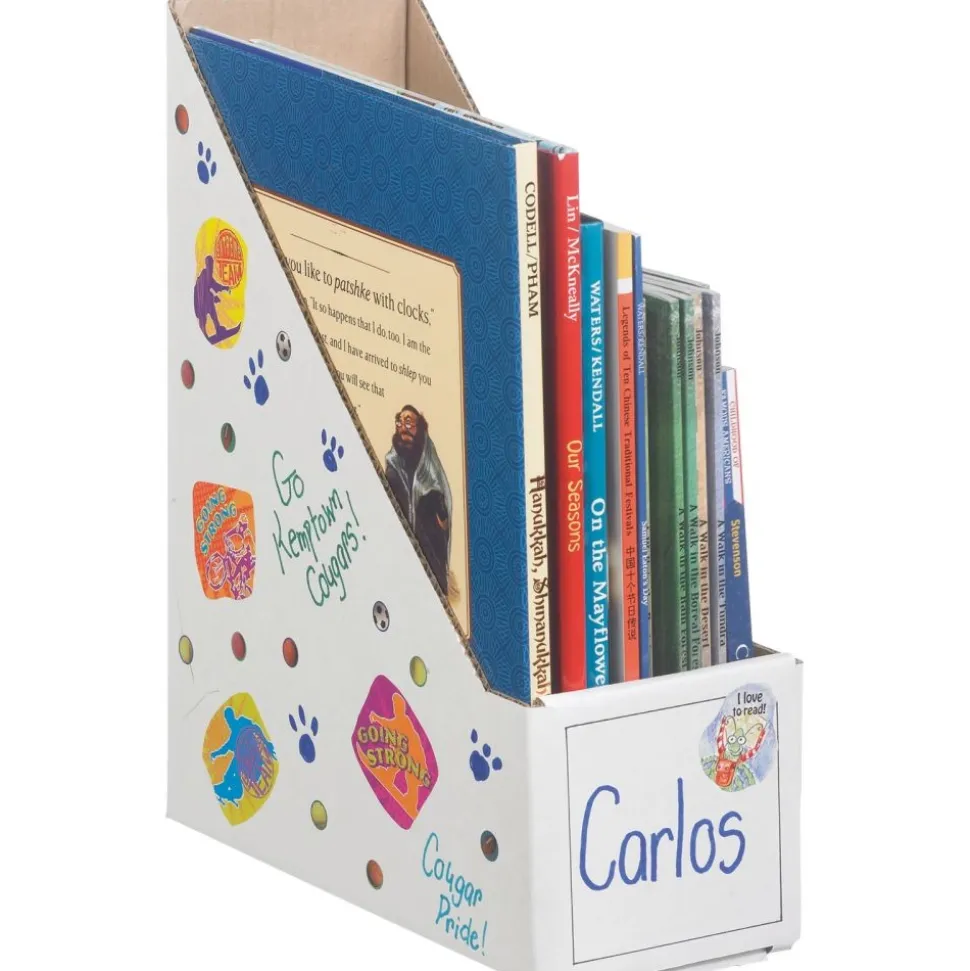Color Your Own Book Holders- Set of 12