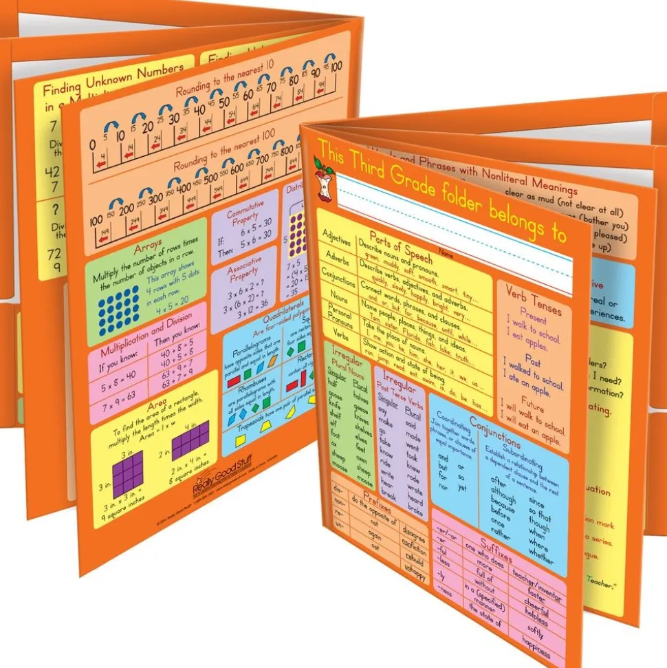 Common Core Resource Folders - Third Grade - 12 folders